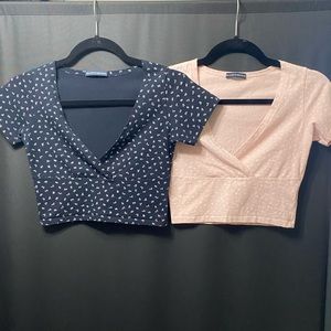 2 Floral Brandy Melville Tops